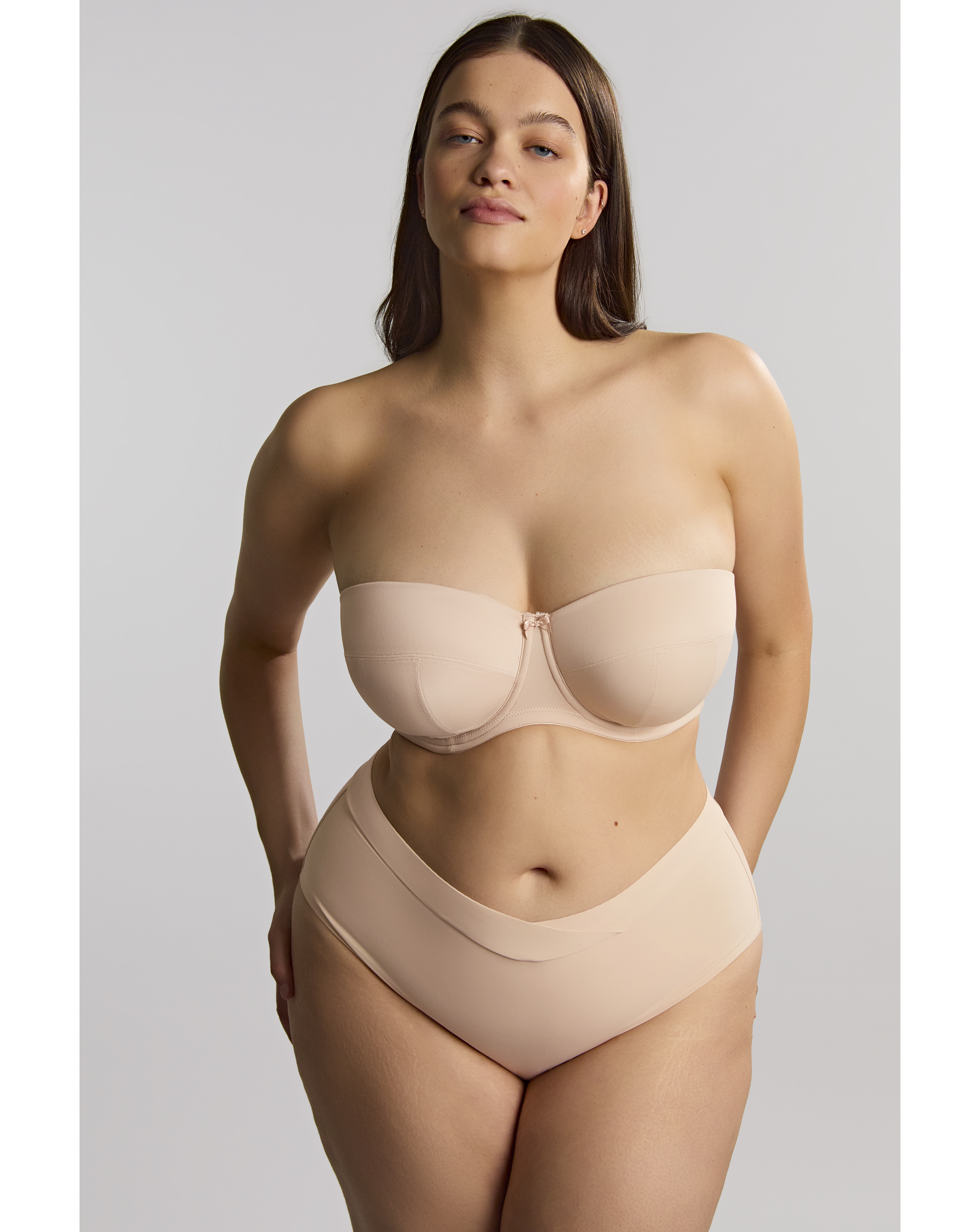 Sculptresse By Panache Women's Linen Sculptresse Dana Strapless Wired Bra 40F